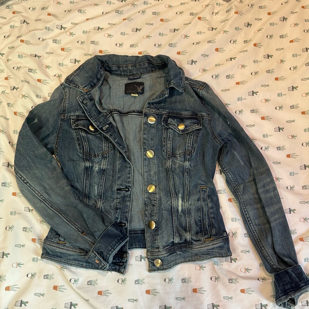 American Eagle Women's Denim Jacket size M